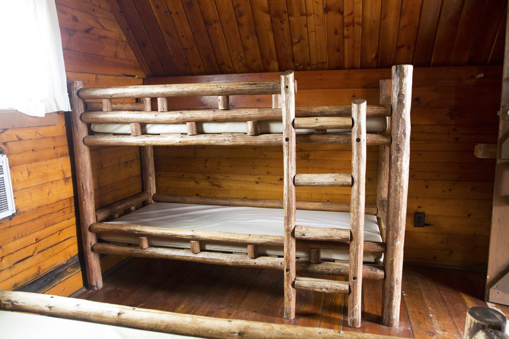 Campers Inn Cabin Interior bunks