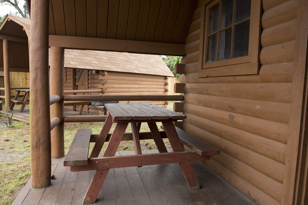 Campers Inn Cabin Porch