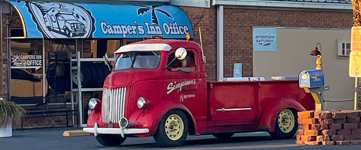 Hot Rods at Campers Inn for the Emerald Coast Cruise In Car Show
